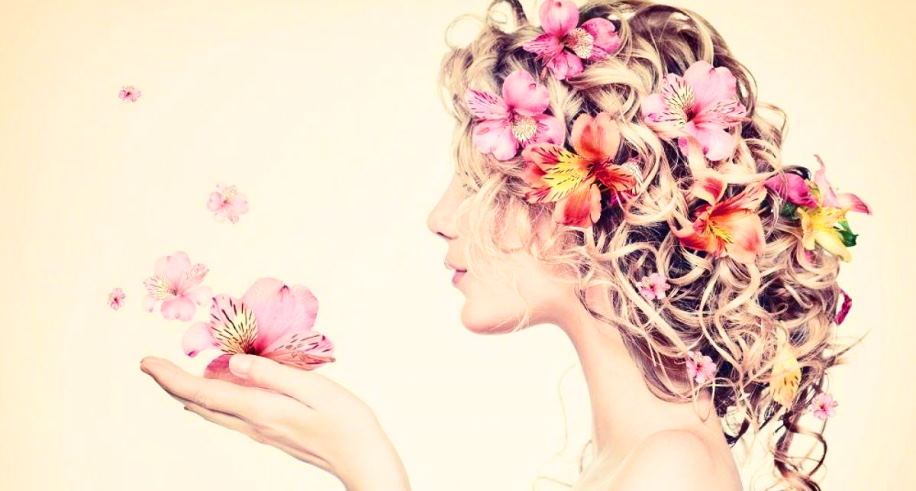 adding flowers to your hair care routine